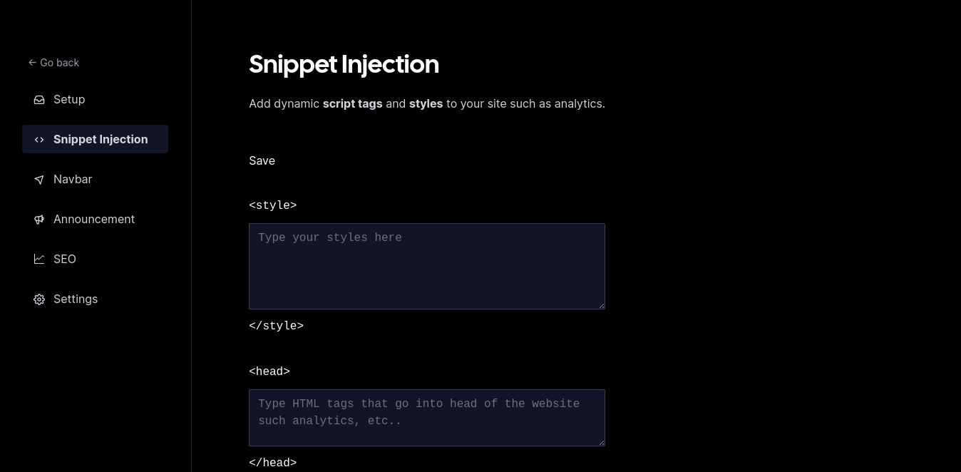 Snippet Injection